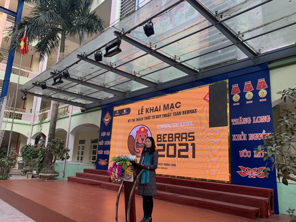 Kì thi Thách thức Tư duy Thuật toán Bebras 2021 tổ chức thành công tại trường THCS Thăng Long - Hà Nội