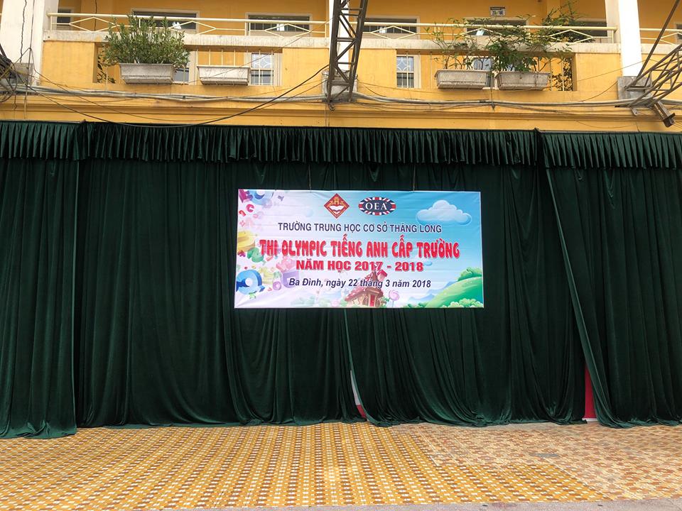 OLYMPIC TIẾNG ANH NĂM HỌC 2017 - 2018