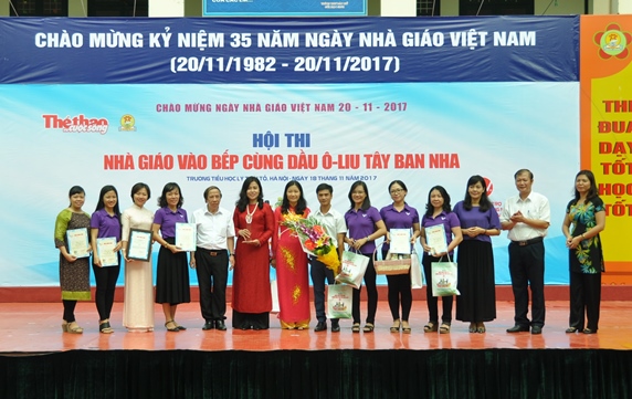Hội thi “Nhà giáo vào bếp cùng dầu ô-liu Tây Ban Nha”