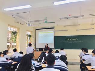 Trường THCS Thăng Long phổ biến dịch vụ công trực tuyến tới học sinh