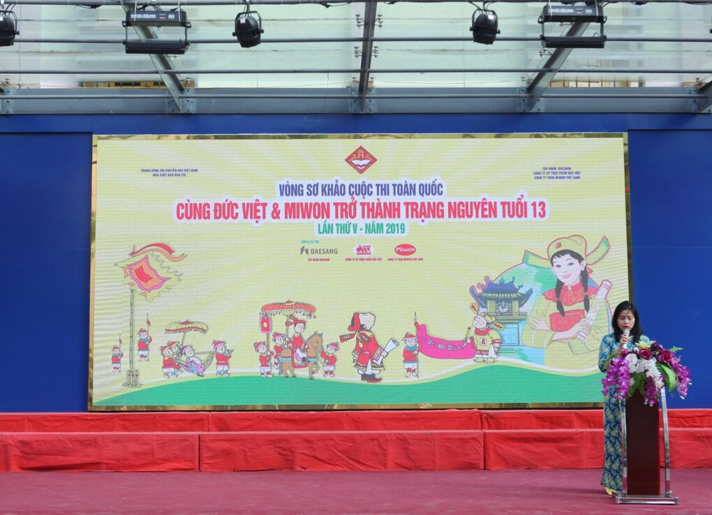 SƠ KHẢO CUỘC THI TOÀN QUỐC “CÙNG ĐỨC VIỆT VÀ MIWON TRỞ THÀNH TRẠNG NGUYÊN TUỔI 13” TẠI TRƯỜNG THCS THĂNG LONG