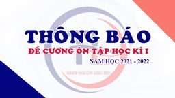 Đề cương ôn tập HKI Tiếng Anh - GD địa phương
