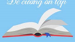 ĐỀ CƯƠNG ÔN TẬP HKI NĂM HỌC 2019-2020