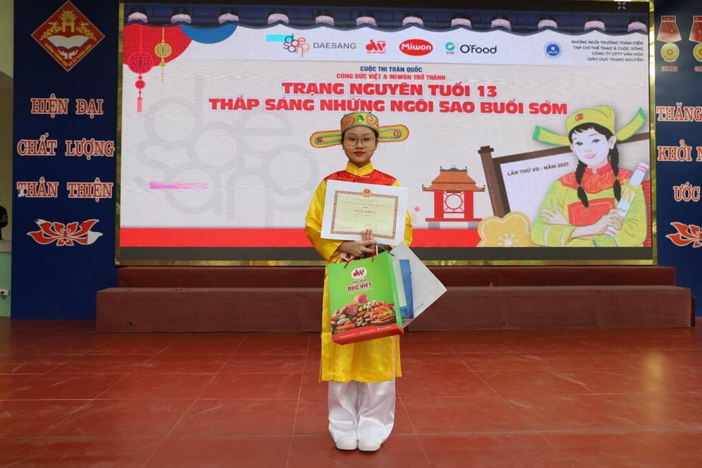 Đóa hoa trạng nguyên lớp 6A4