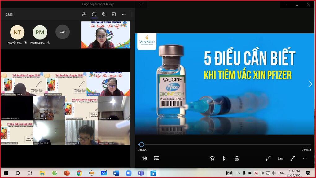 Buổi sinh hoạt lớp khó quên