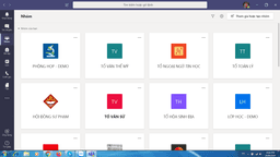 TẬP HUẤN SỬ DỤNG ỨNG DỤNG MICROSOFT TEAMS CHO CB-GV TRƯỜNG THCS THĂNG LONG