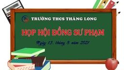 Họp Hội đồng Sư phạm chuẩn bị năm học mới 2021-2022