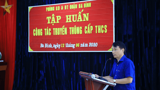 Tập huấn công tác truyền thông cấp THCS Quận Ba Đình
