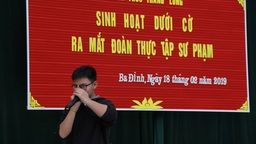 Sinh hoạt dưới cờ tháng 2 - Rộn ràng sắc xuân