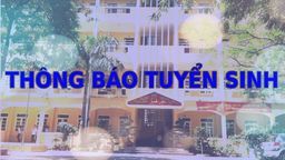 THÔNG BÁO TUYỂN SINH NĂM HỌC 2020 – 2021