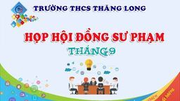 Họp hội đồng sư phạm tháng 9