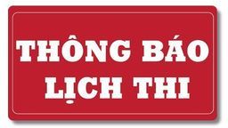 Lịch thi HKI năm học 2019 - 2020