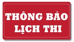 Lịch thi HKI năm học 2018-2019 (Chính thức)