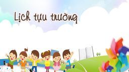 Lịch tựu trường năm học 2020 - 2021