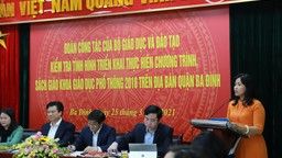 Vinh dự được đón đoàn công tác của Bộ Giáo dục – Đào tạo