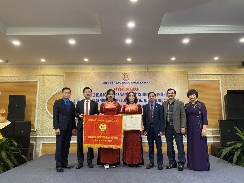 Tổng kết hoạt động Công đoàn Quận Ba Đình năm học 2022-2023