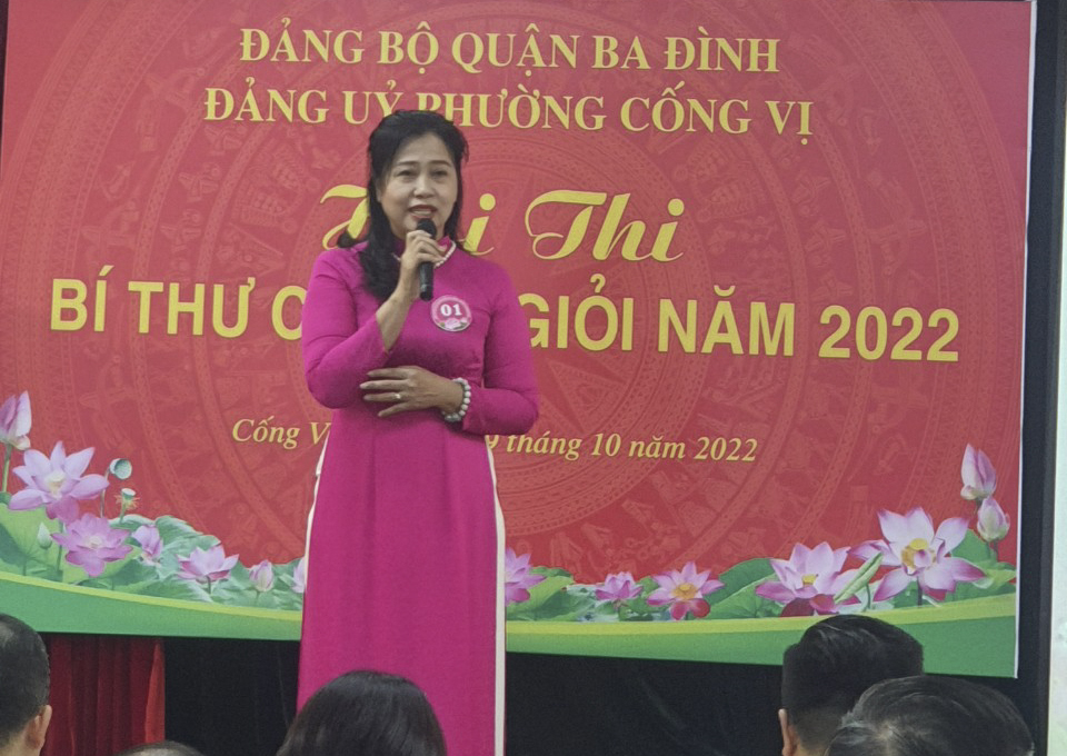 Hội thi Bí thư Chi bộ giỏi, nơi tỏa sáng của những tài năng!