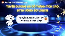 Đấu trường Toán học vòng 15