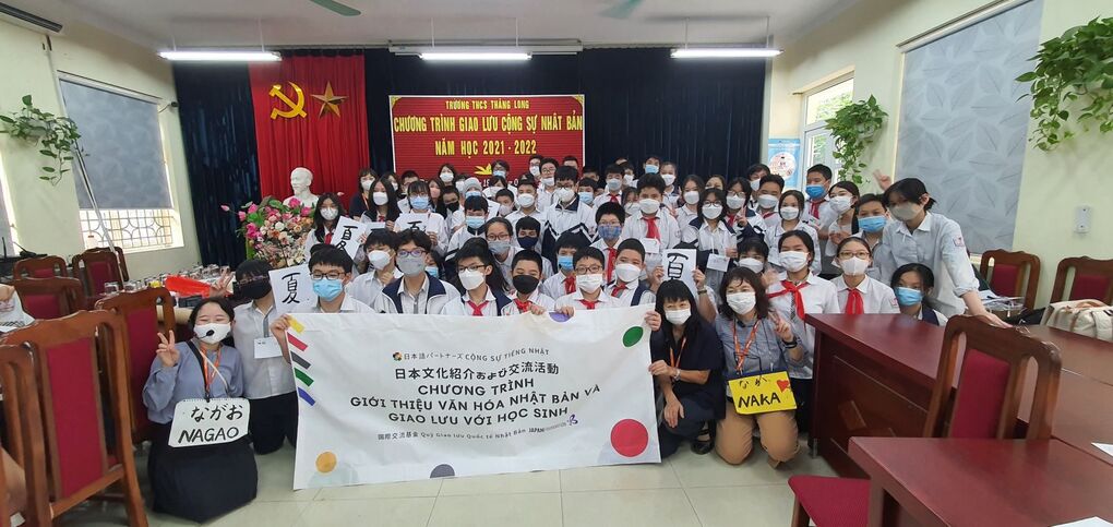 Đón đoàn cộng sự Nhật – Mang văn hóa Nhật đến gần hơn với học sinh Thăng Long