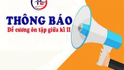 Đề cương ôn tập giữa kì II Bộ môn: Văn học