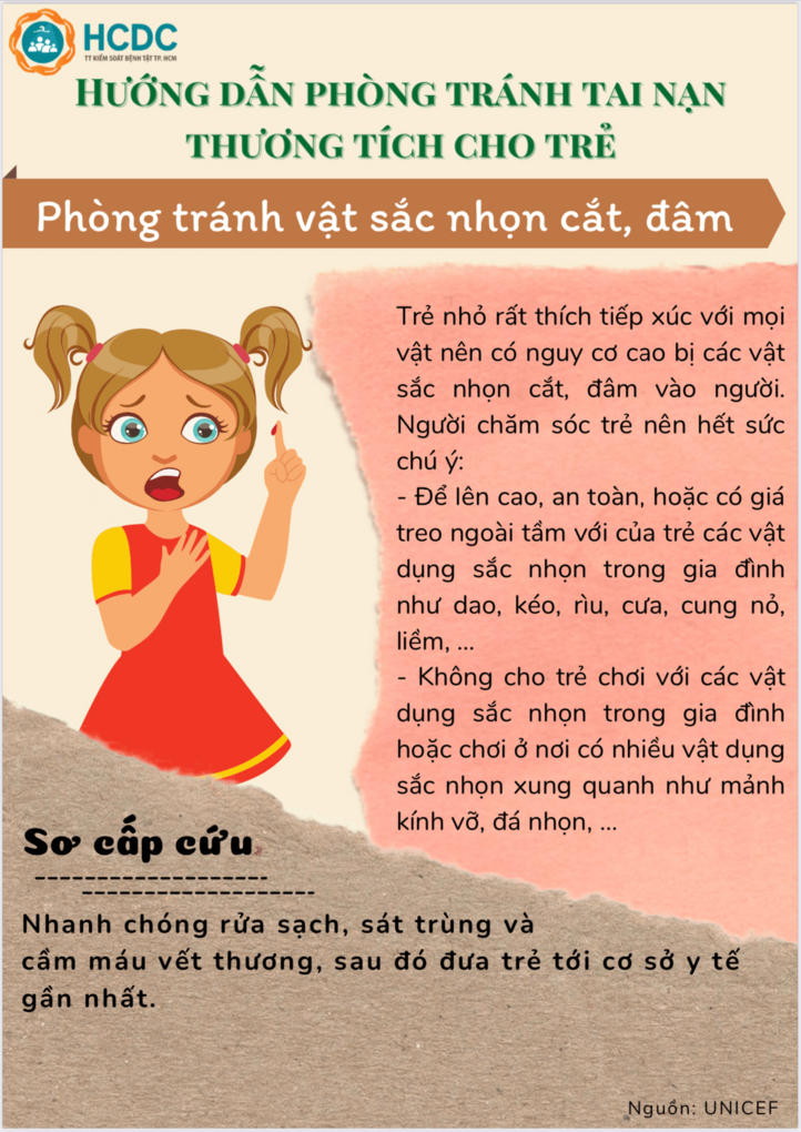 Hướng dẫn cách phòng chống tai nạn thương tích cho trẻ em