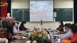 Hội nghị kết luận công tác kiểm tra chuyên đề Năm học 2021 - 2022