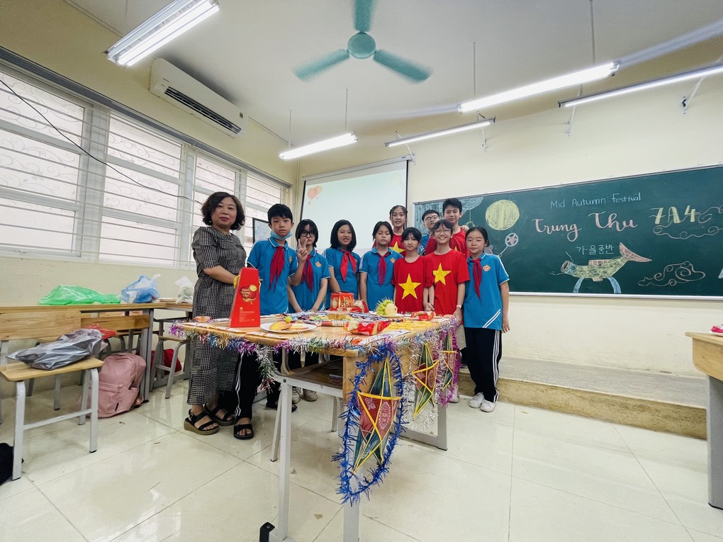 Trung thu với lớp Hàn 7A4