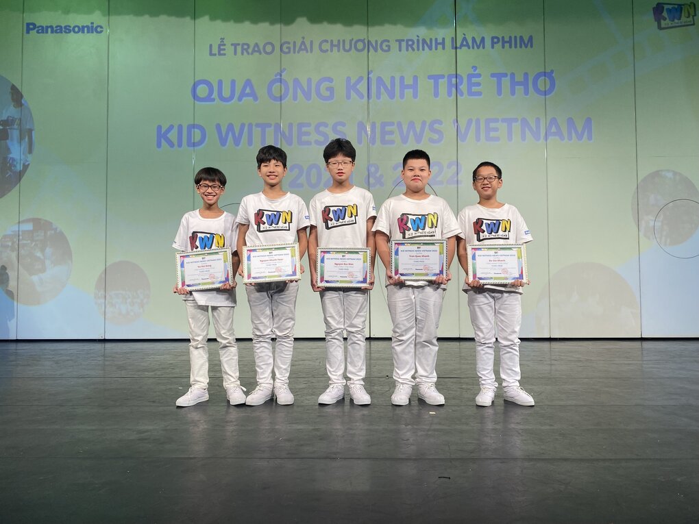 Lễ tổng kết trao giải chương trình làm phim “Qua ống kính trẻ thơ”