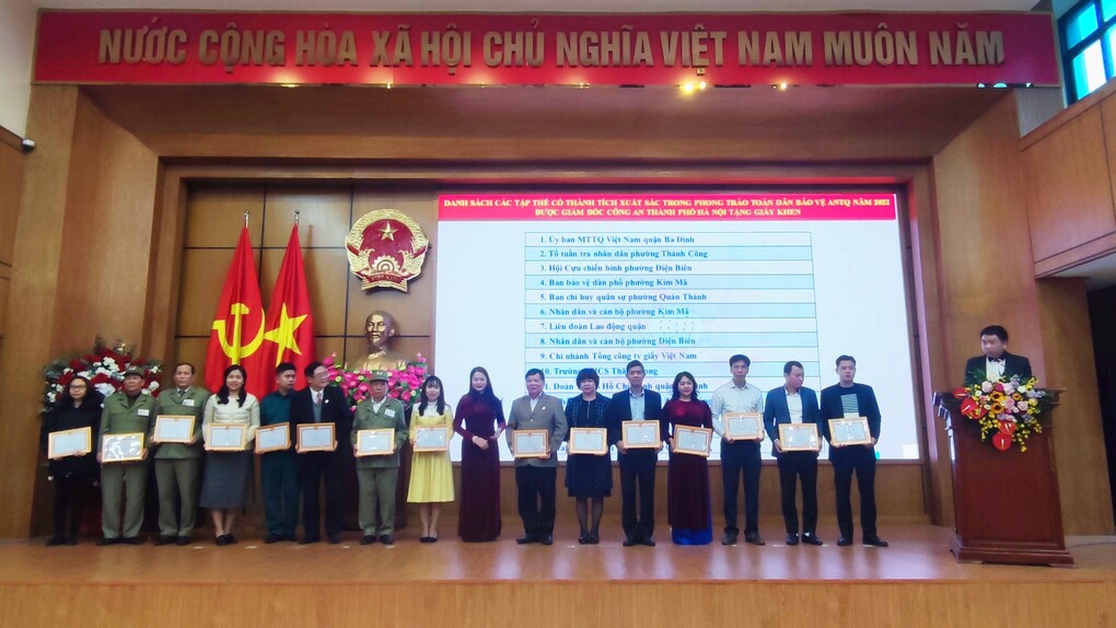 Hội nghị tổng kết phong trào toàn dân bảo vệ ANTQ công tác phòng chống tội phạm và tệ nạn xã hội,phòng chống HIV/ AIDS . Công tác phòng chống tội phạm và chống buôn lậu, gian lận thương mại, hàng giả năm 2022, triển khai nhiệm vụ trọng tâm năm 2023.