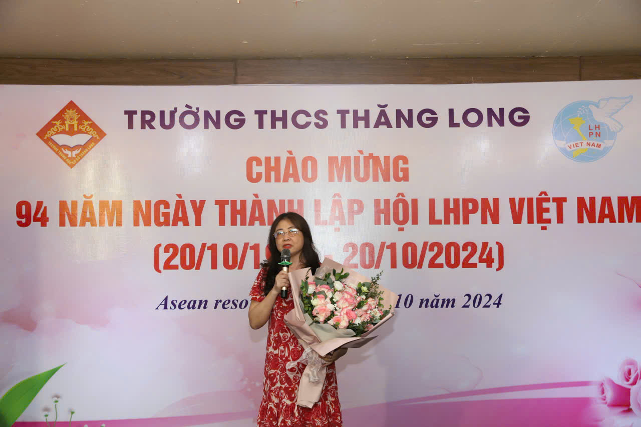 Trường THCS Thăng Long tổ chức kỉ niệm 94 năm ngày thành lập Hội liên hiệp phụ nữ Việt Nam