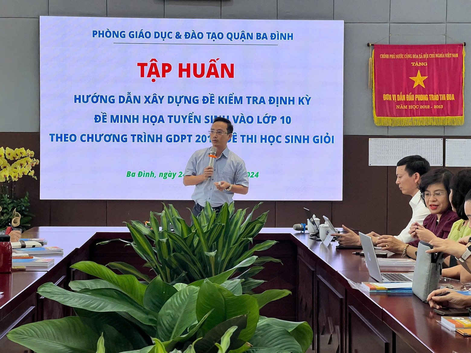 Tập huấn chuyên đề môn Toán quận Ba Đình