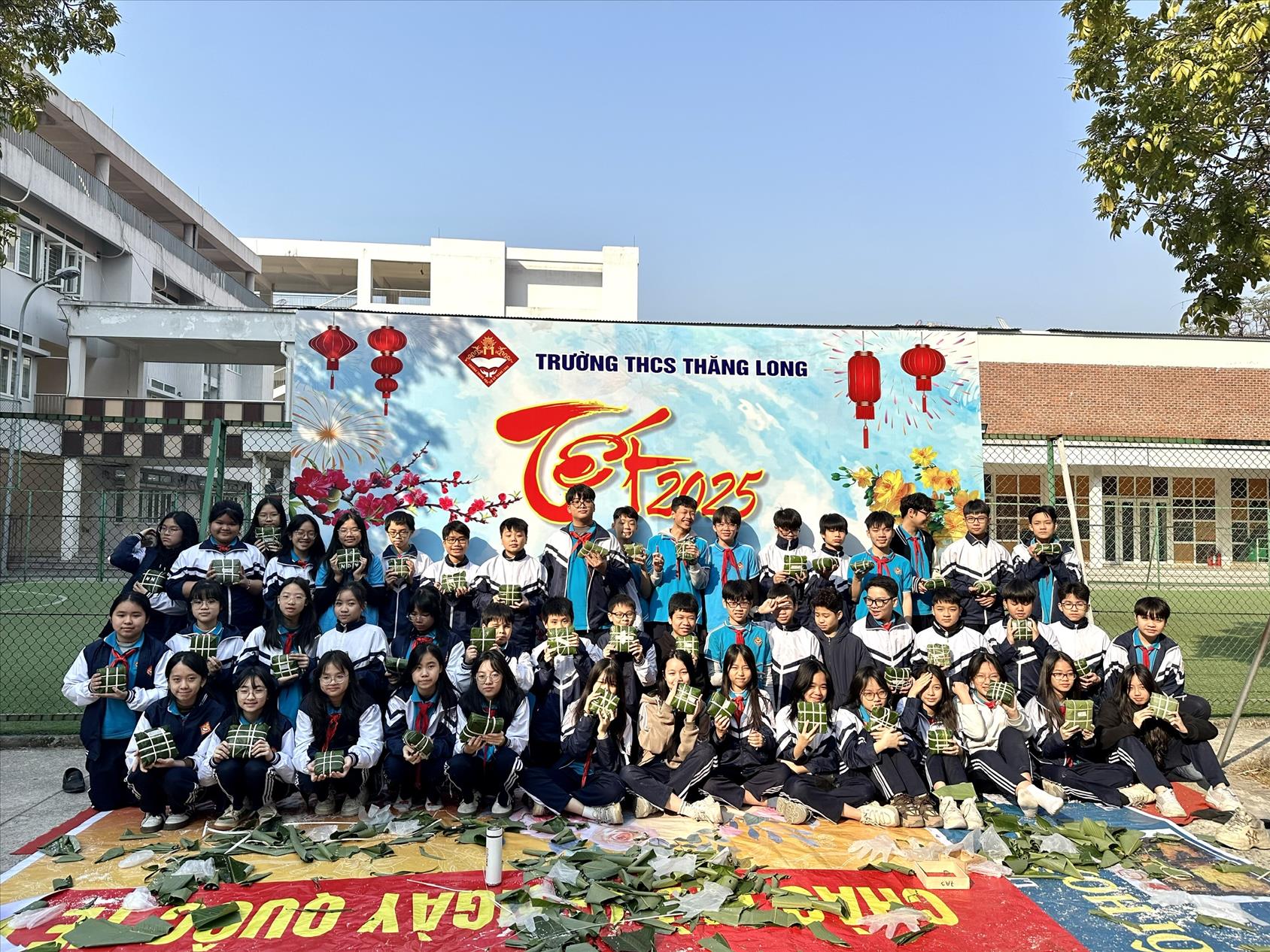 Trải nghiệm lần đầu gói bánh chưng
