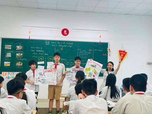 Ngoại ngữ - “món quà” thú vị của các con học sinh Thăng Long