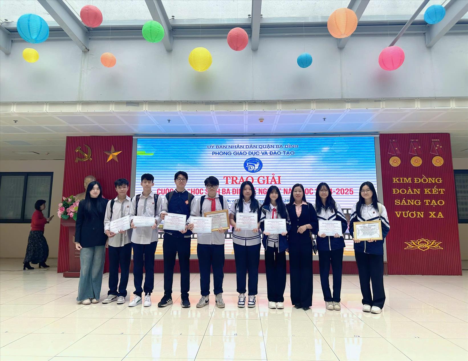 Cuộc thi "Học sinh Ba Đình lễ nghĩa" - Lan toả nét thanh lịch người Hà Nội