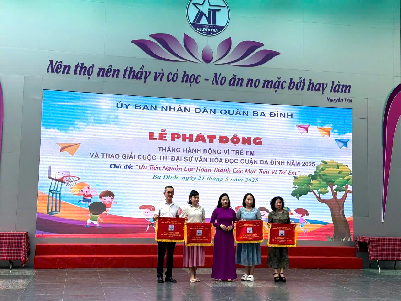 THCS Thăng Long với Cuộc thi Đại sứ Văn hóa Đọc quận Ba Đình năm 2025