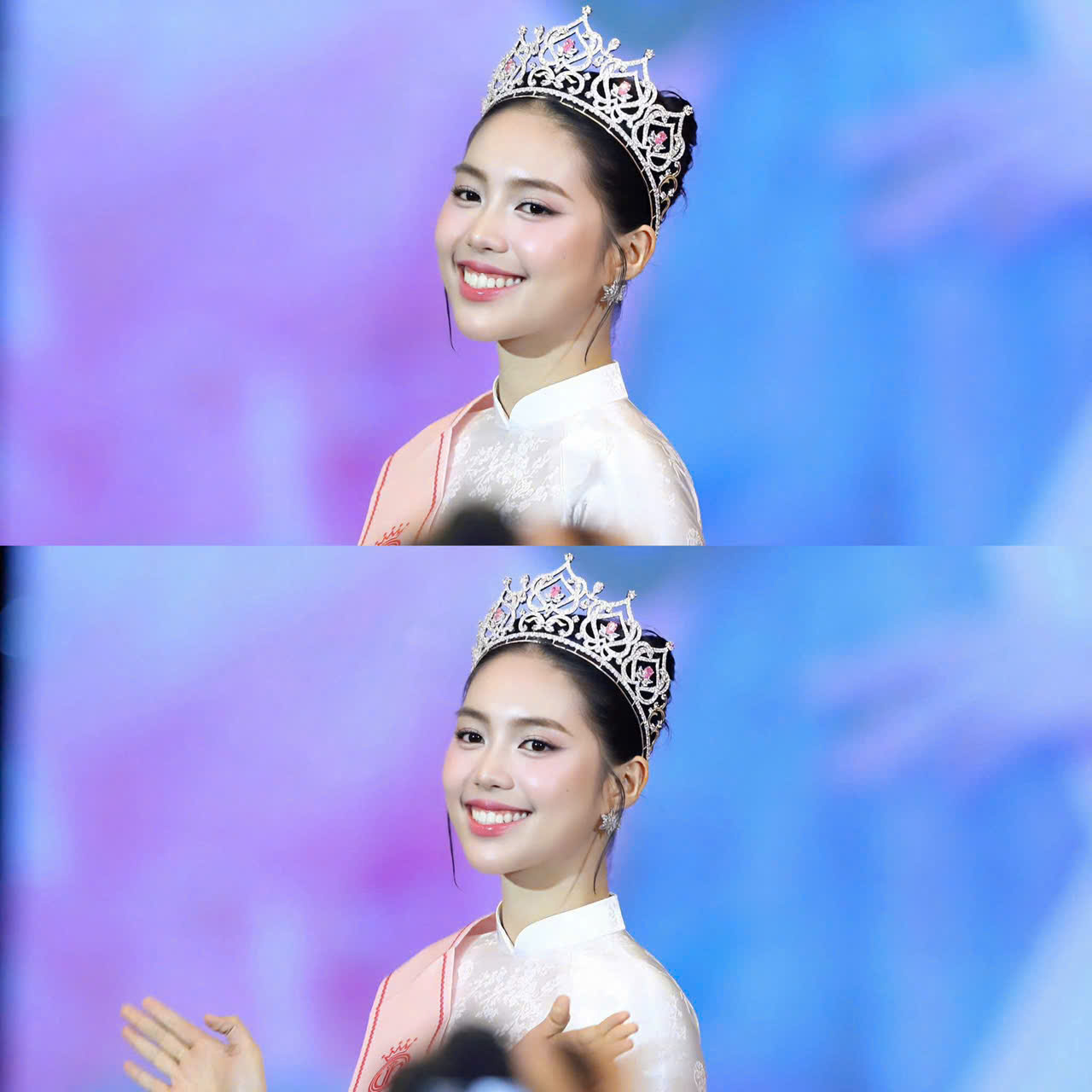 Tự hào cựu học sinh Thăng Long: Á hậu 1 Trần Ngọc Châu Anh và top 5 Đại sứ Du lịch - Môi trường Phạm Thùy Dương