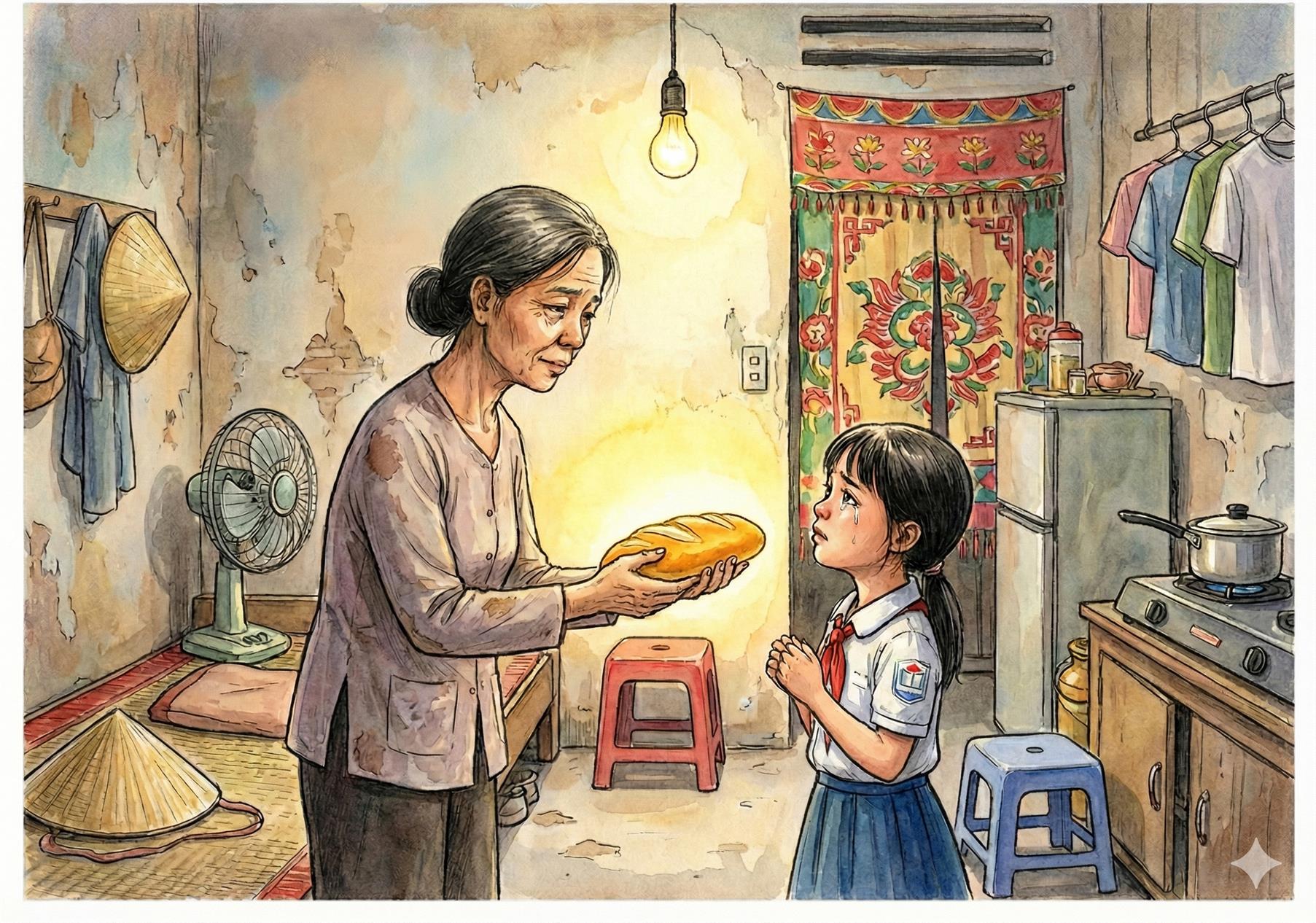 Ổ bánh mì không nhân