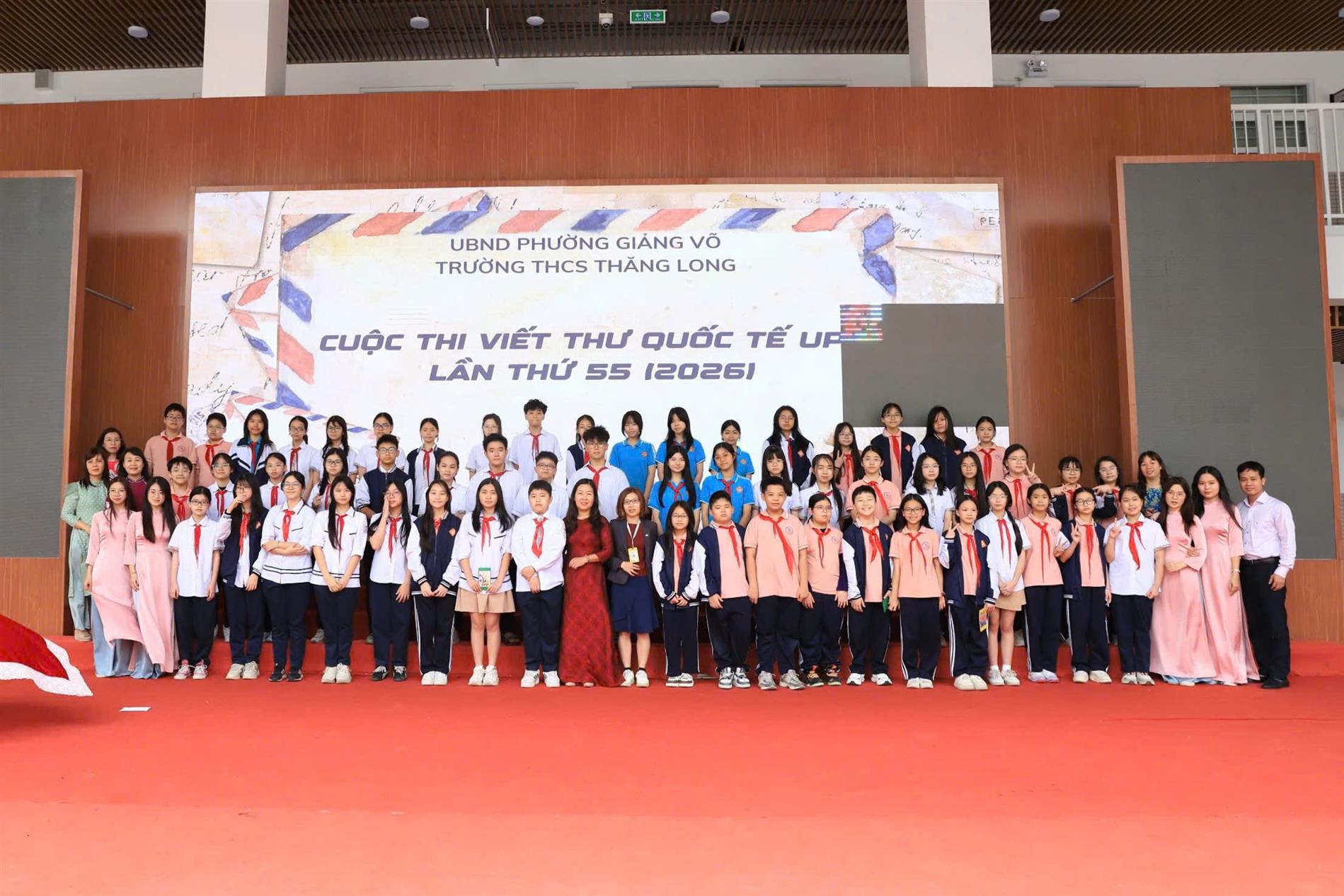 Trường THCS Thăng Long tổ chức Ngày hội gửi thư UPU lần thứ 55 năm 2026