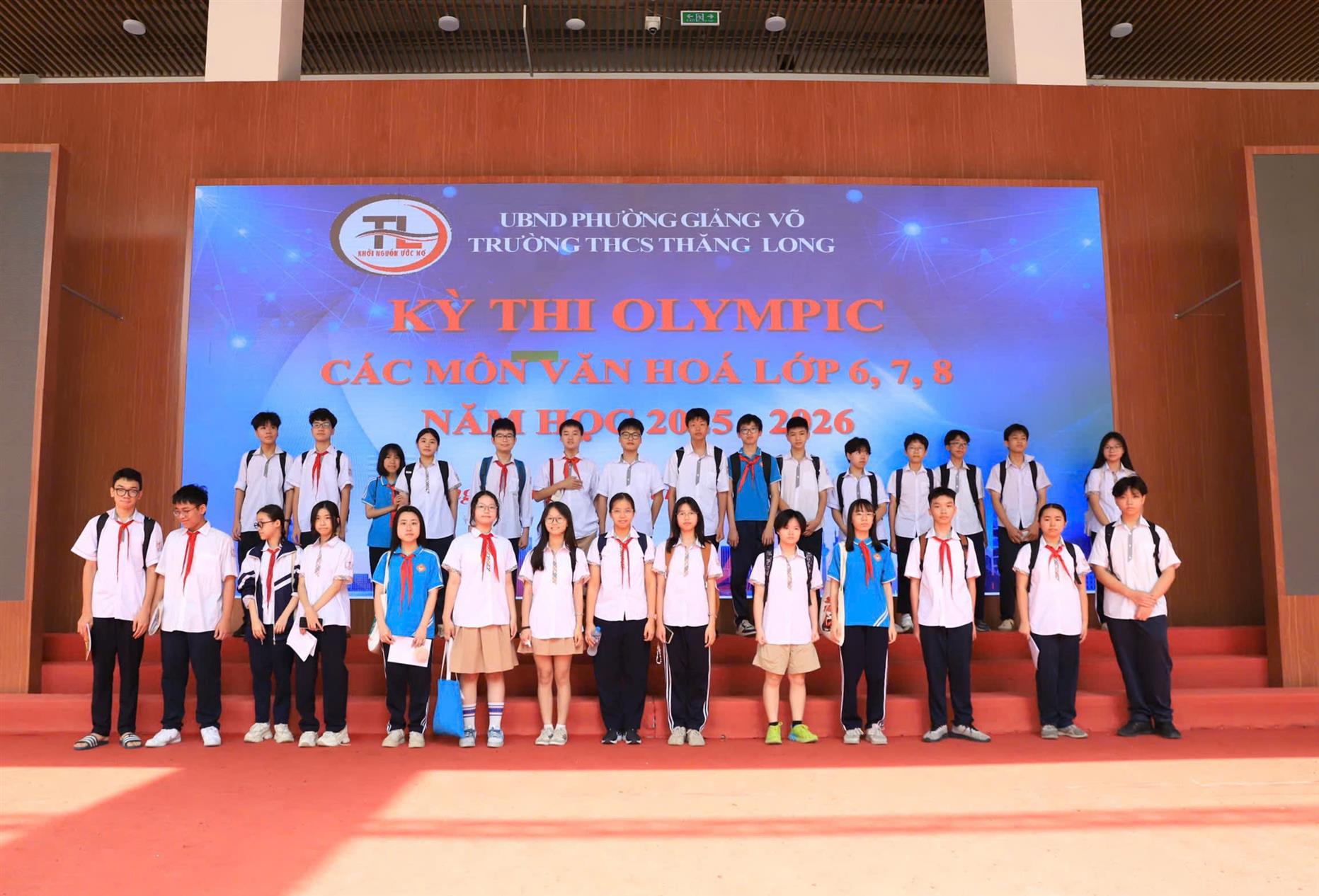 Trường THCS Thăng Long (Giảng Võ) tổ chức kỳ thi Olympic các môn văn hóa cho học sinh khối 6, 7 và 8