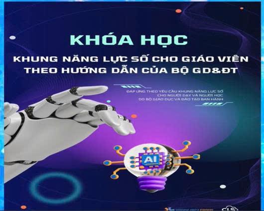 Khóa học: "Khung năng lực số cho giáo viên"