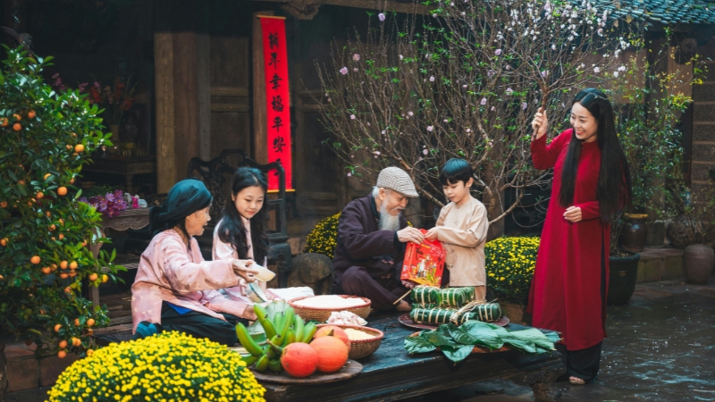 Tạo ảnh Tết bằng AI là xu hướng rất được yêu thích hiện nay