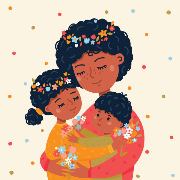 Mẹ Con Trai Và Con Gái Vector Minh Họa Hình minh họa Sẵn có - Tải xuống  Hình ảnh Ngay bây giờ - Mẹ - Cha mẹ, Trẻ em - Tuổi, Hình