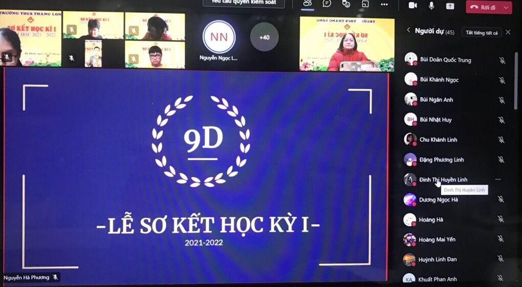 Lễ sơ kết đặc biệt và học kì thứ 7 của tôi trôi qua như thế dươi mái trường Thăng Long !