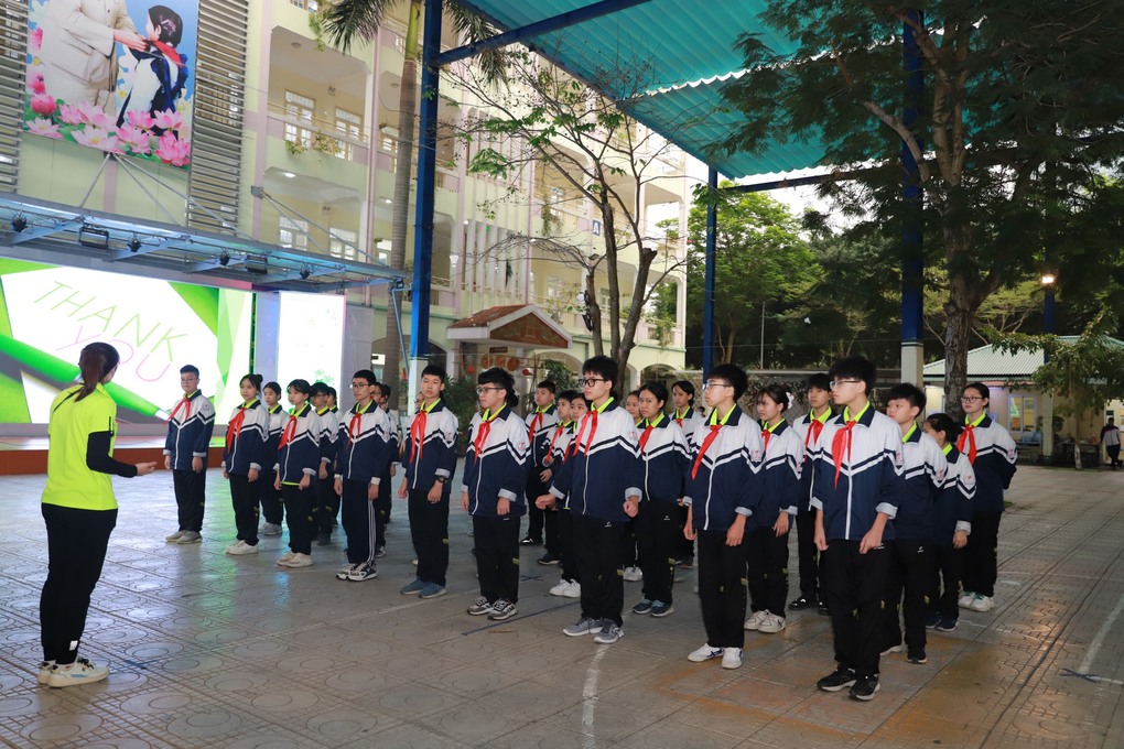 Thực tập quận môn Thể dục, một tiết học chia sẻ kinh nghiệm