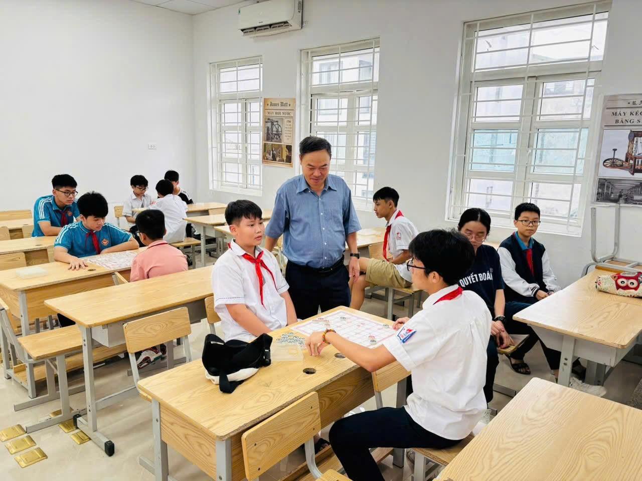 Trường THCS Thăng Long tổ chức giải thi đấu cờ tướng, cờ vua cấp trường